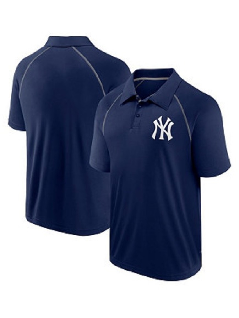 Fanatics New York Yankees Raglan Polo -‎ Navy - 2XL